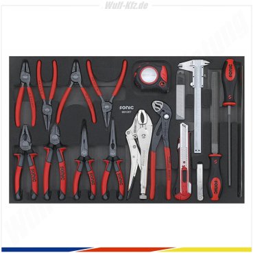 Sonic gefüllter Werkstattwagen NEXT S9 MOTORCYCLE / 325-​tlg.